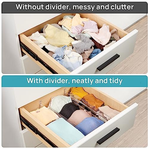 Vtopmart 8 Pack Adjustable Drawer Dividers detail image 2