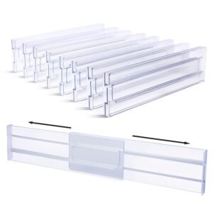 Vtopmart 8 Pack Adjustable Drawer Dividers gallery image 1