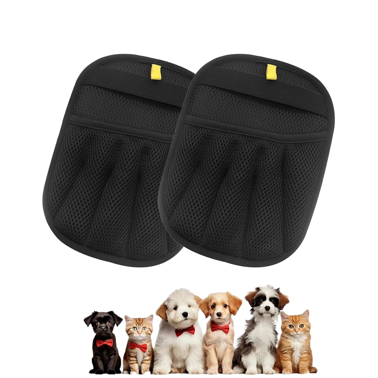 2 Pack Pet Hair Remover Gloves