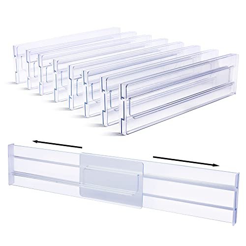 Vtopmart 8 Pack Adjustable Drawer Dividers gallery image 2