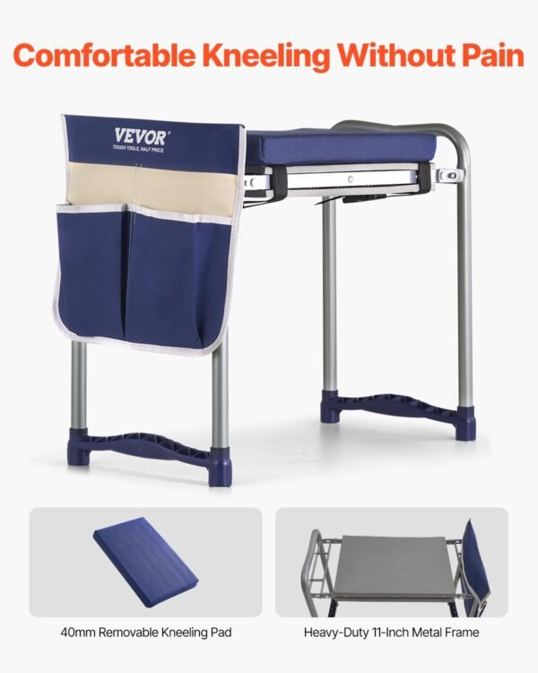 VEVOR Garden Kneeler and Seat with Tool Bag gallery image 2
