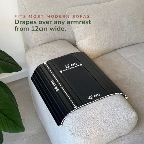 Coco Bamboo Foldable Sofa Arm Tray gallery image 3